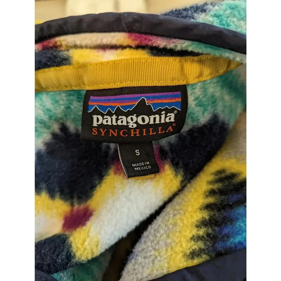 Patagonia Synchilla Snap-T Pullover Sweater Lightweight Timber Twist Size Small - Picture 2 of 12